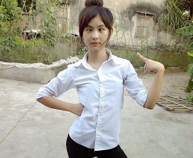 anh girl xinh trên facebook